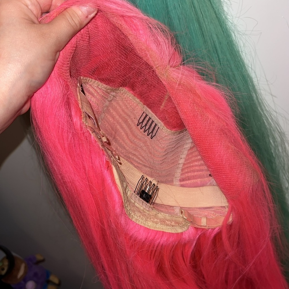 HUMAN HAIR WIGS - BLUE AND PINK BUNDLE (sold together and this price) - Picture 5 of 5